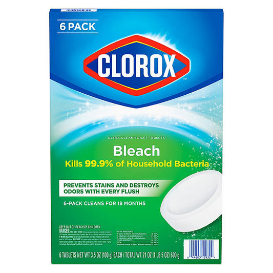 Clorox Ultra Clean Tablets Toilet Bowl Cleaner, 6 ct., 3.5 oz.